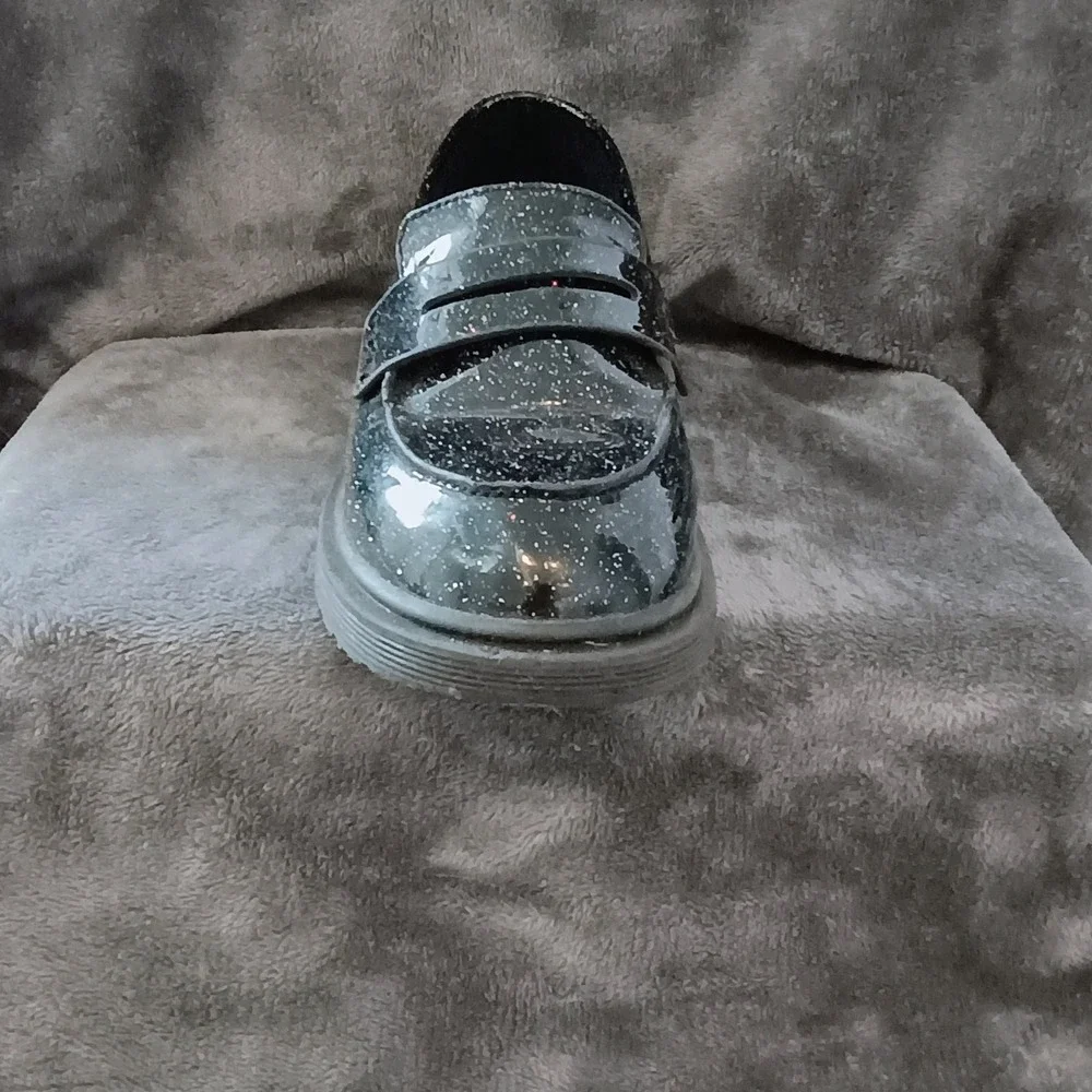 Art Class Celia Glitter Slip-On‎ Loafers Black Onyx - Girls Size 3